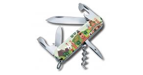 Нож перочинный VICTORINOX Spartan Из России с любовью, 91 мм, 12 функций, лезвие и инструменты из нержавеющей стали, рукоять из разноцветного пластика